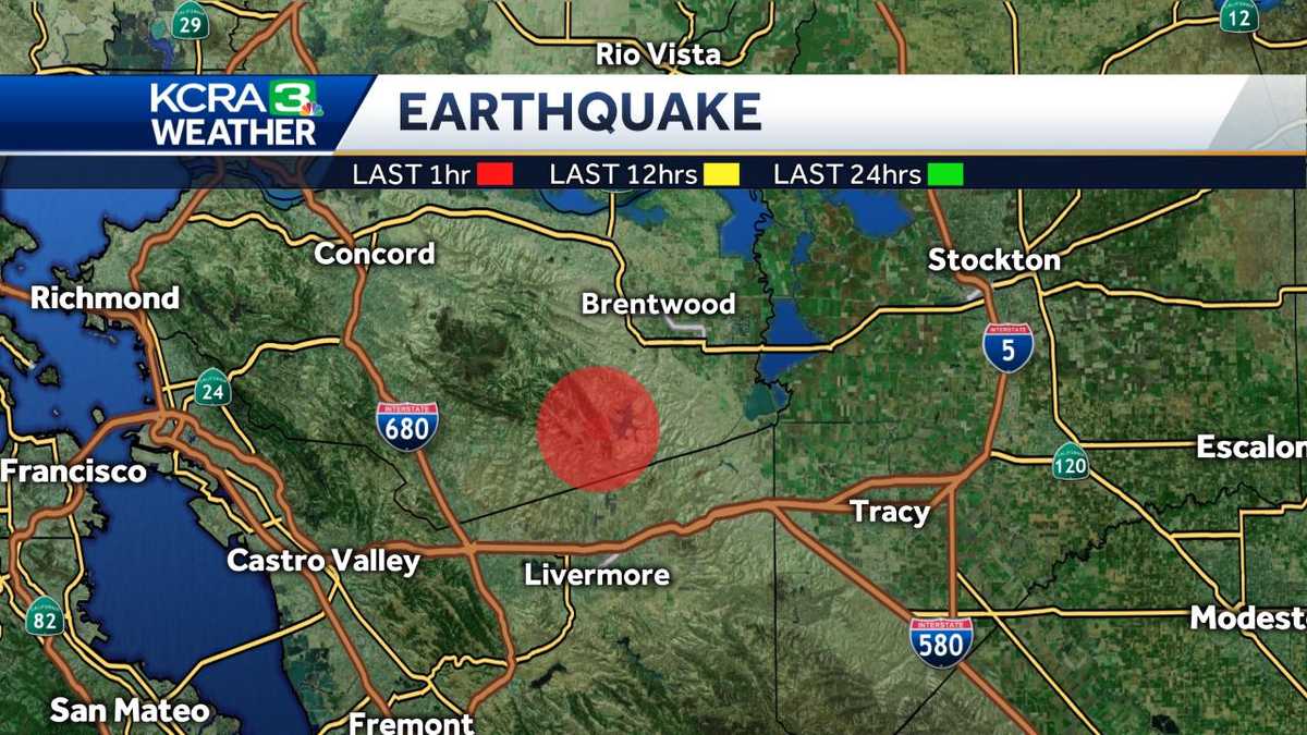 4.3 magnitude earthquake rattles East Bay area