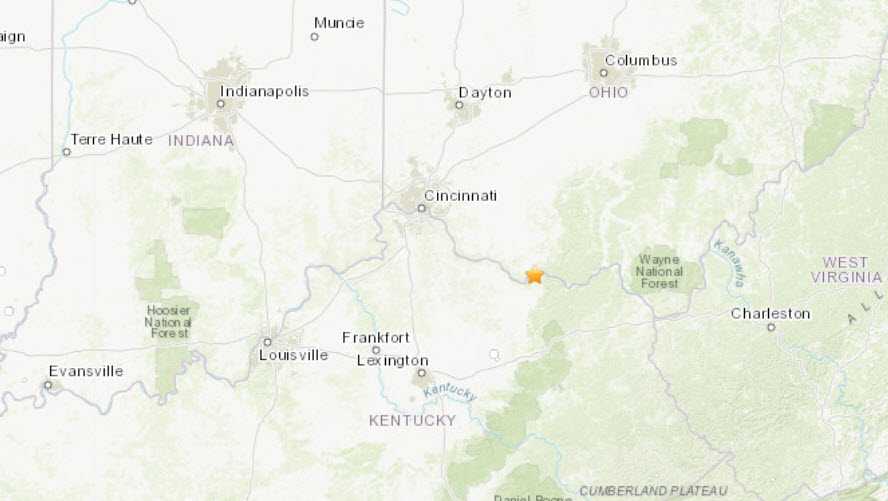 Magnitude 3.0 earthquake hits southeastern Ohio, says USGS