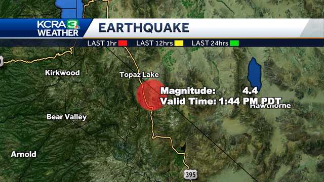 4.4 earthquake shakes area near Walker in Mono County - Vimarsana News