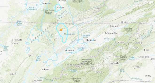 3.6 earthquake jolts WNC after shaking Fincastle, Tennessee region ...