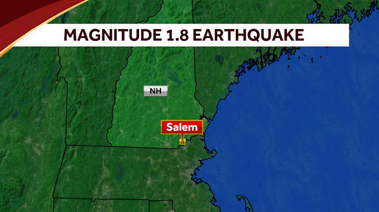 Salem experiences earthquake