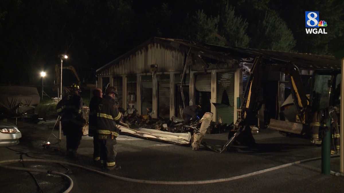 Fire damages Quarryville storage units