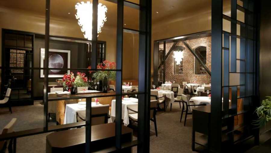 The interior of Quince in San Francisco.