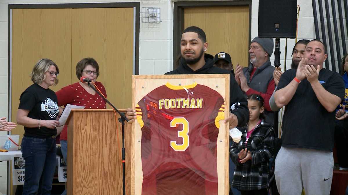 Former Columbia High School Football Standout has jersey retired