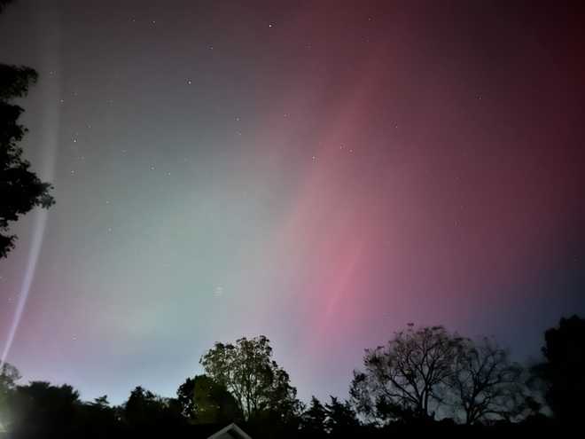 LOOK: Powerful solar storm causes northern lights to be visible in ...