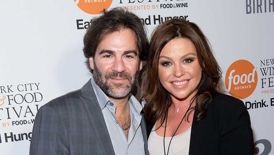 Rachael Ray and husband John Cusimano attend Food Network's 20th birthday celebration at Pier 92 on October 17, 2013 in New York City.