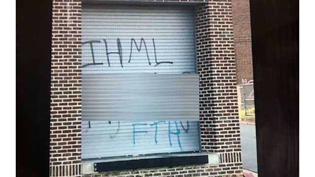 Image result for racist graffiti at howard high school