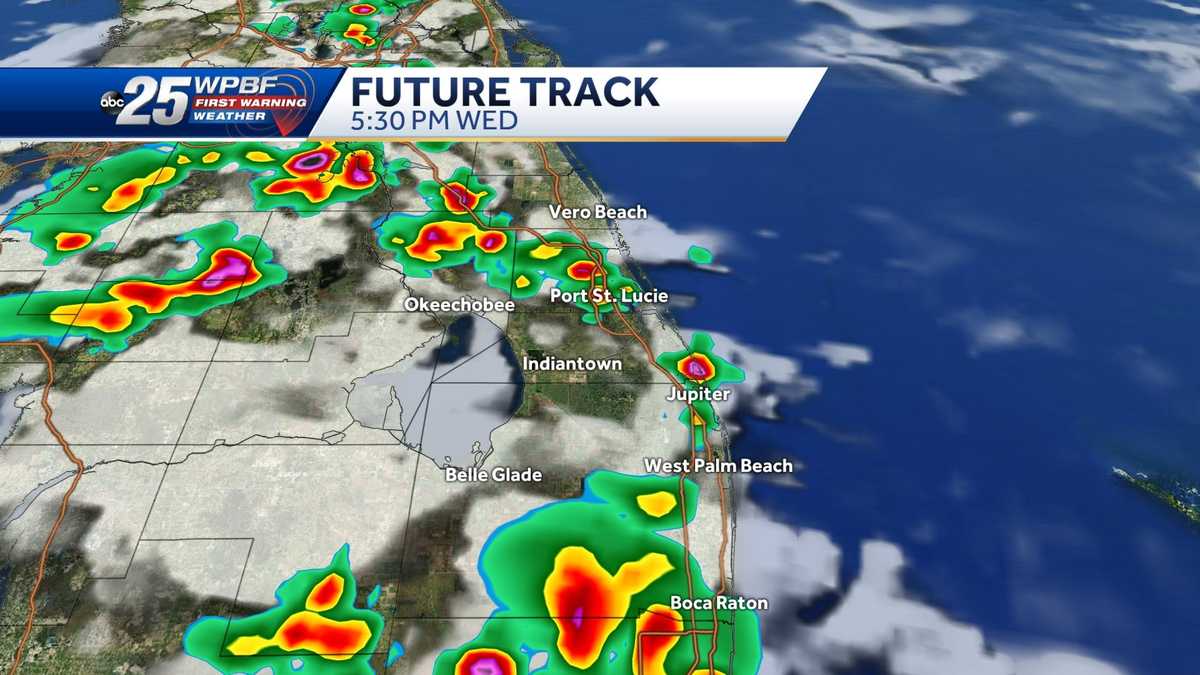 Florida weather: Storm chances Wednesday afternoon