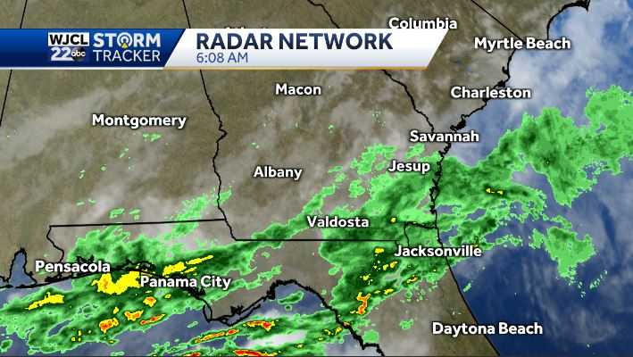 Soggy start to Sunday but sunshine returns later today - WJCL