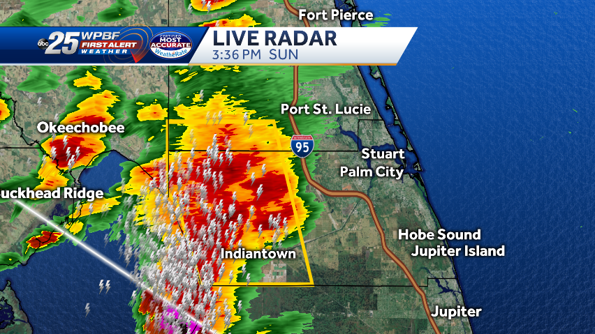 images Severe Thunderstorm Warning Radar treasure coast severe weather warning