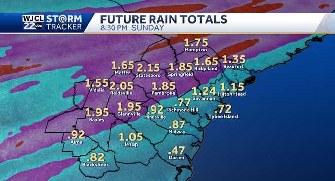 Heavy downpours moving into the area this weekend. Here's when to ...