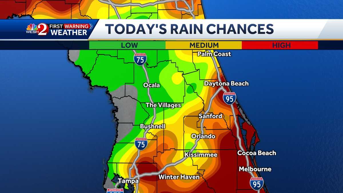Storms, lightning strikes, heat advisory in Central Florida