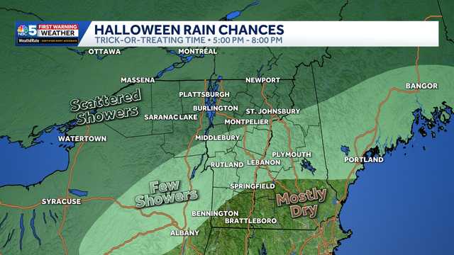 Halloween weather timeline: What to wear for trick or treating as rain, gusty winds expected