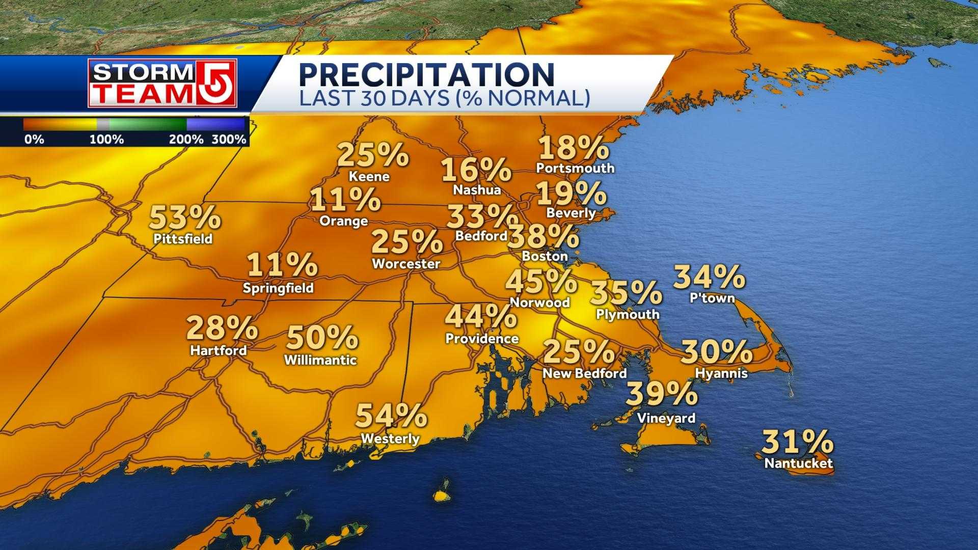 Drought Conditions Widespread Across Massachusetts, Northern New England