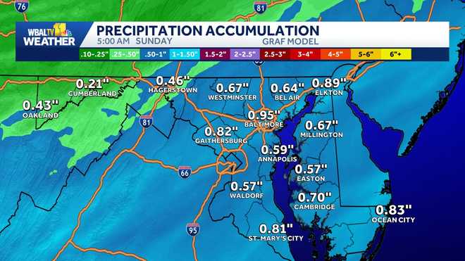 Baltimore Weather: Showers Likely Friday Afternoon