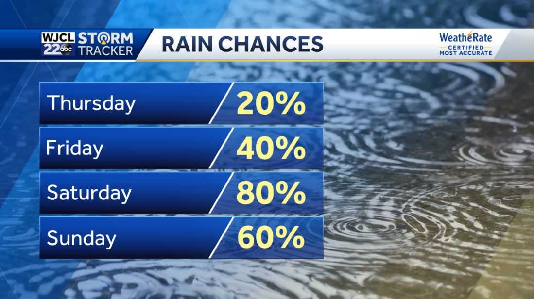 Spring-like temperatures today... Rain likely by the weekend - WJCL