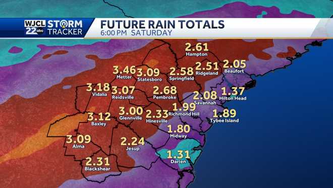 One more dry and warm day before a stretch of wet weather