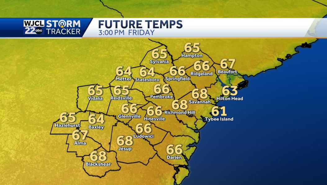 The dry weather continues but rain on the way by the weekend - WJCL