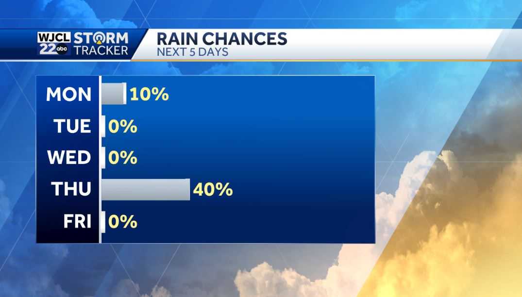 Spotty showers this morning, but clearing skies in the afternoon - WJCL
