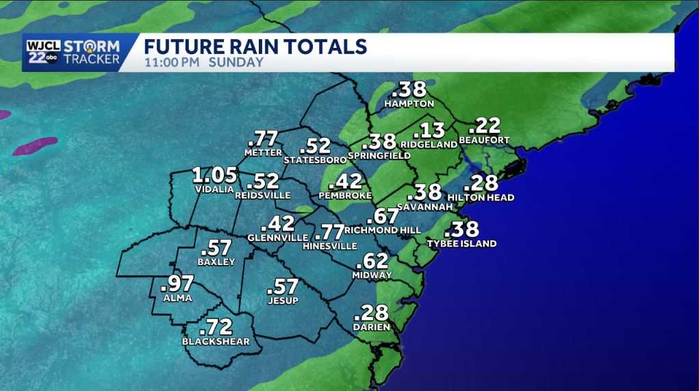 Wet weather for the Savannah area today - WJCL