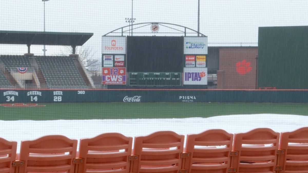 Clemson baseball, softball games postponed
