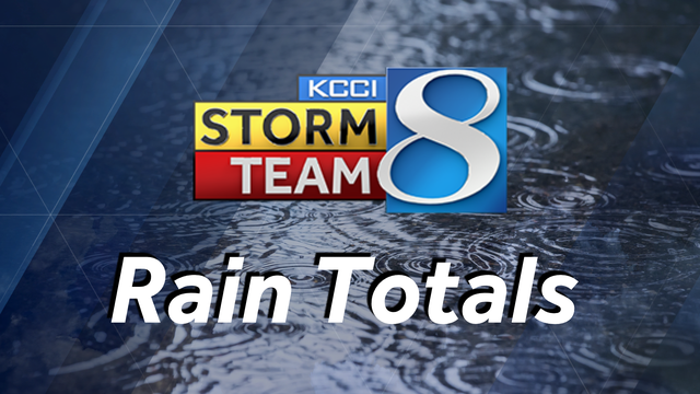 Rainfall in Des Moines: How much rain hit Iowa since Monday