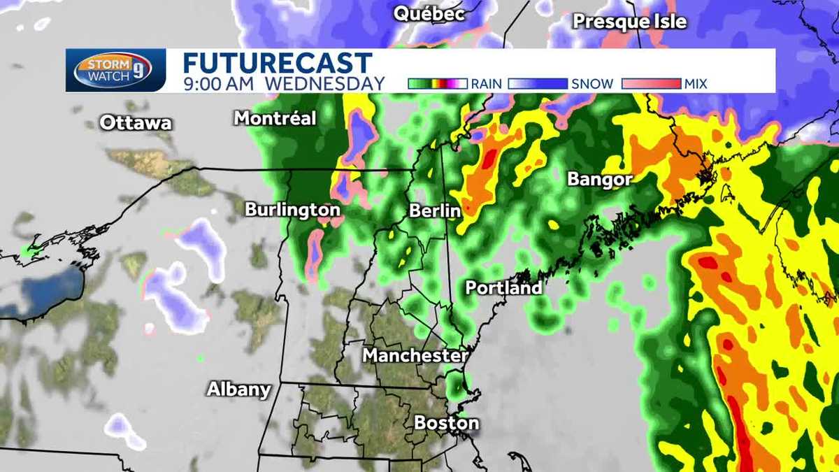 New Hampshire hourly weather timeline Track winter storm