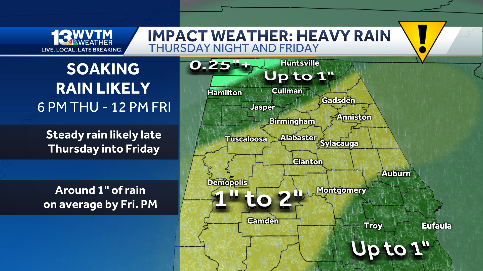 Friday is another Alabama Impact Day with heavy rain and storms - Vimarsana News