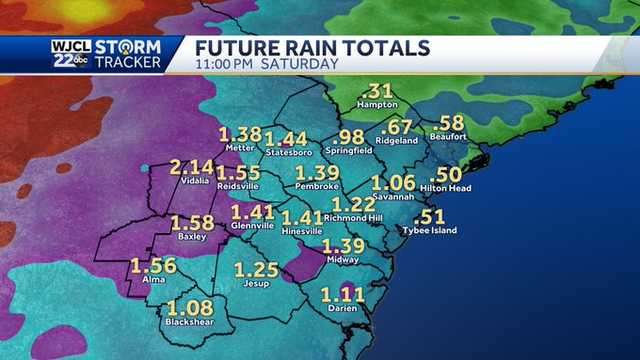 Rain to soak southeast Georgia, Lowcountry - Vimarsana News