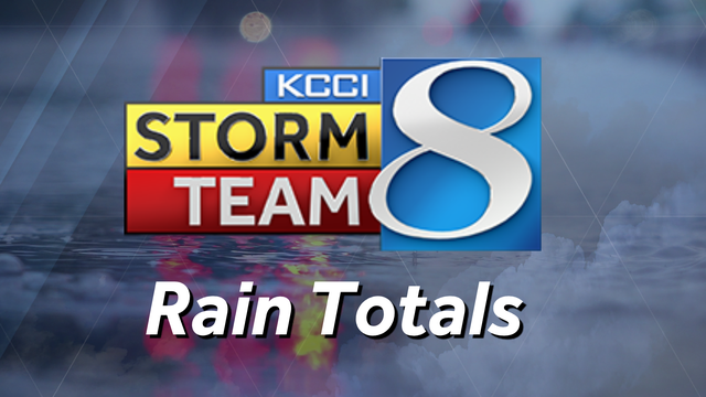 Iowa rainfall totals: Here's how much fell across the state