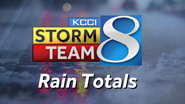 Iowa rainfall totals: See how much fell Sunday and Monday
