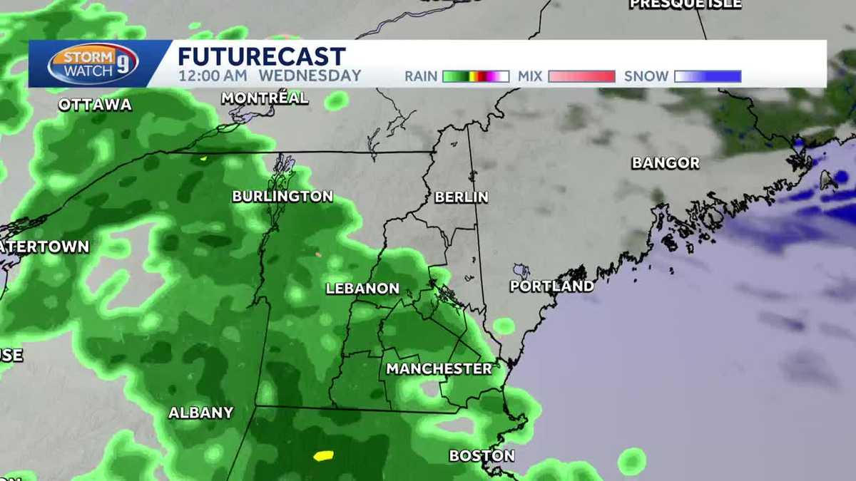 Rain expected Tuesday night; dry Thanksgiving anticipated in NH
