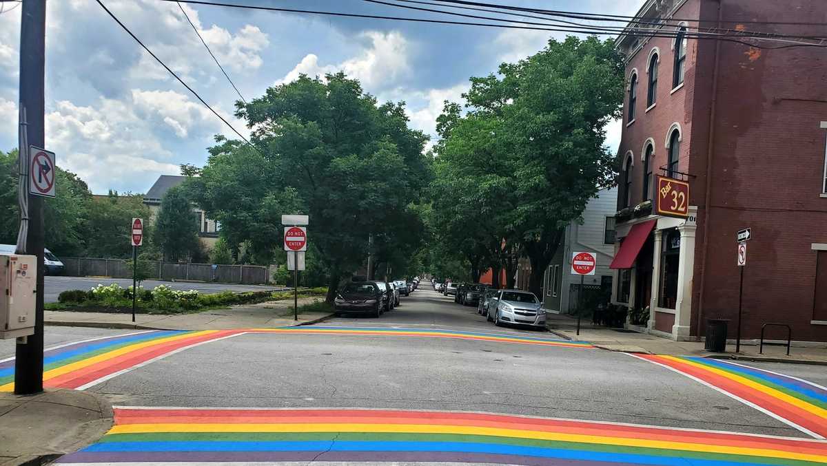 Covington gets new rainbow crosswalks to celebrate Pride
