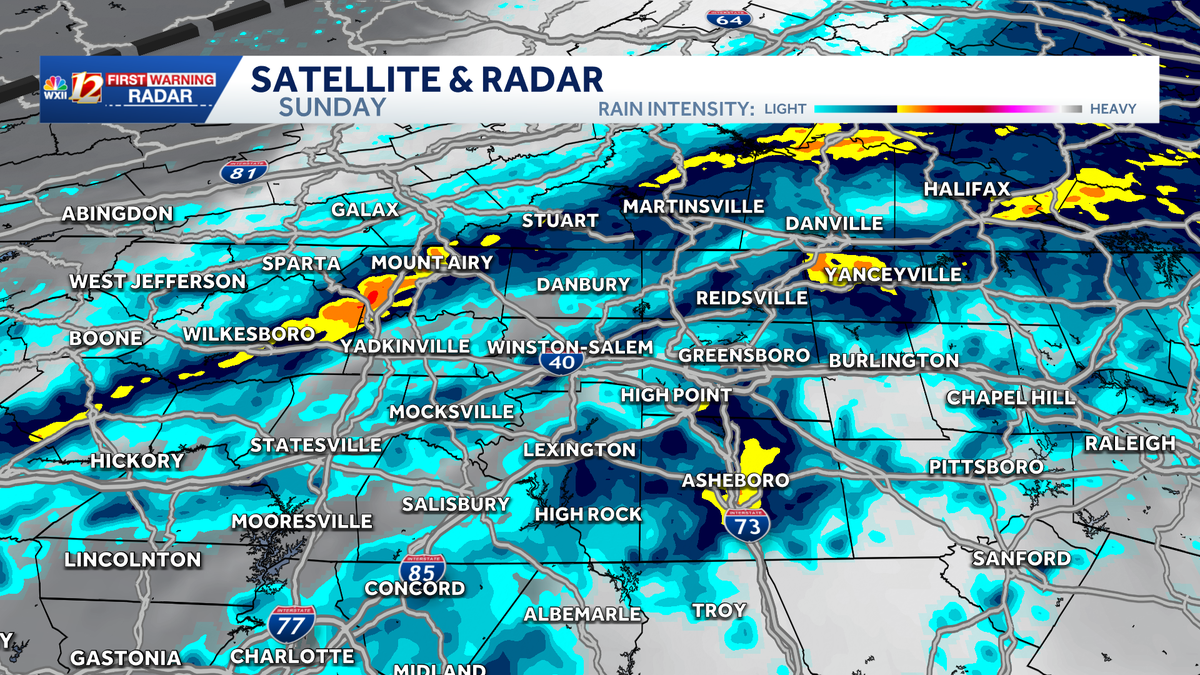 A marvelous Monday, North Carolina warming trend