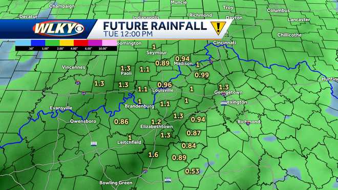 Rain in Louisville before shift to pleasant Thanksgiving weather