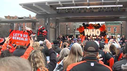 PHOTOS: Bengals pep rally at Paul Brown Stadium offers electric