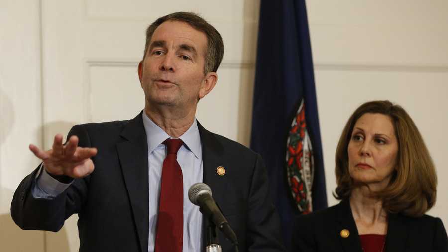 the governor with his wife
