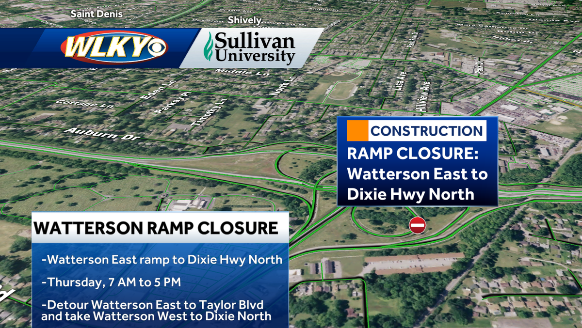 TRAFFIC Second closure of Dixie Hwy Ramp on I264