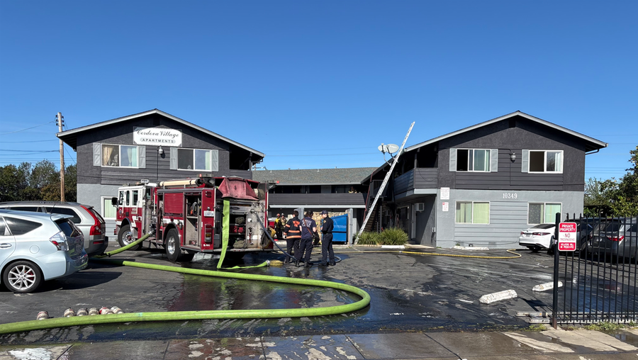 Sac Metro Fire Rancho Cordova apartment fire