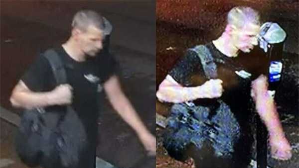 Security cameras catch man breaking into car in downtown Louisville
