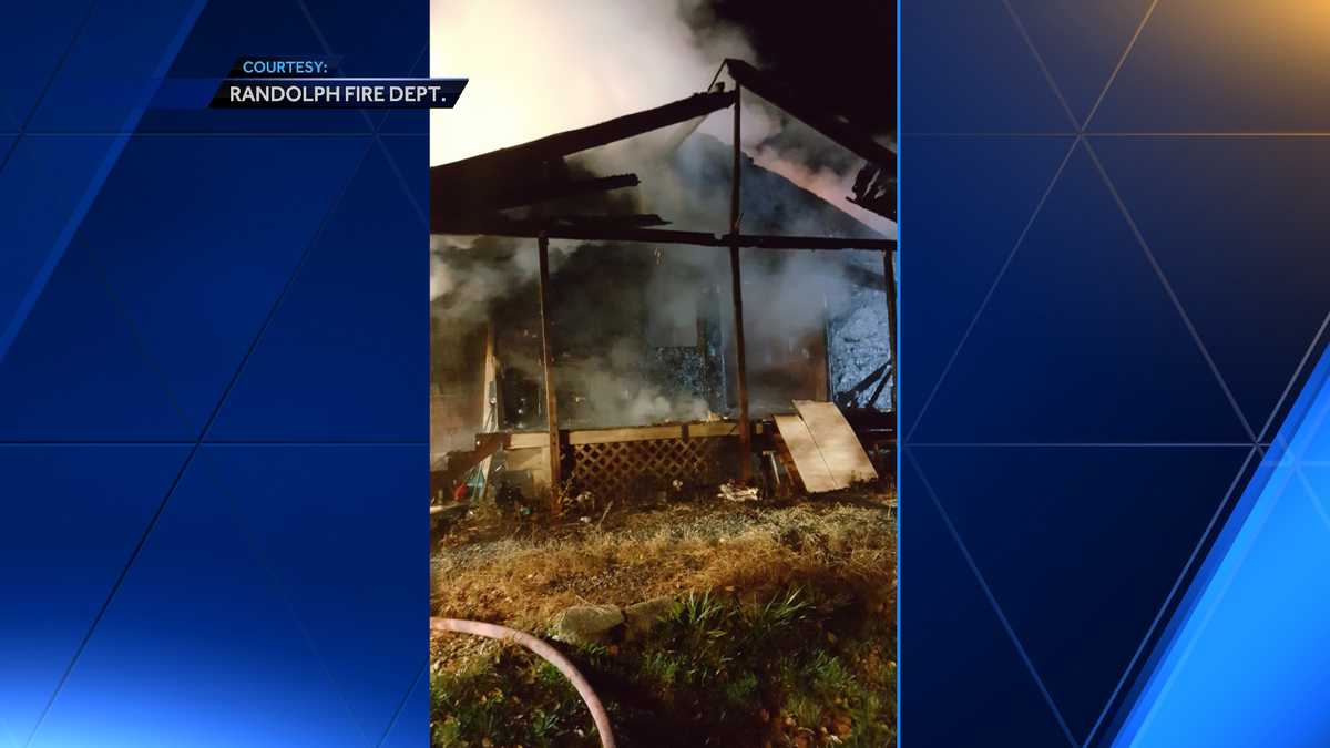 Home in Randolph destroyed during early morning fire