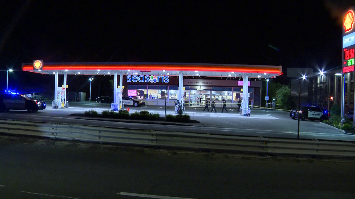 Man shot outside gas station in Randolph