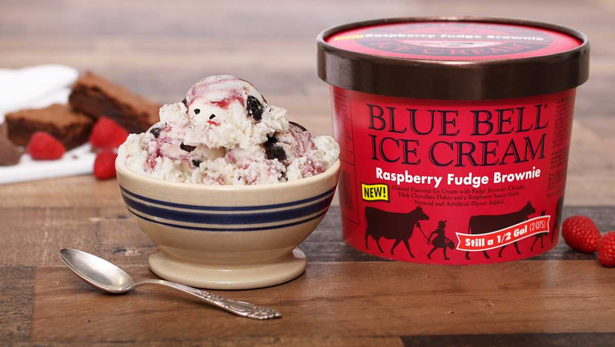 Blue Bell Raspberry Fudge Blue Bell releases Raspberry Fudge Brownie flavor - KOCO