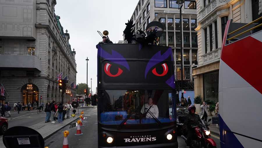 Final Drive: Ravens' Bus Tour Takes Over London 