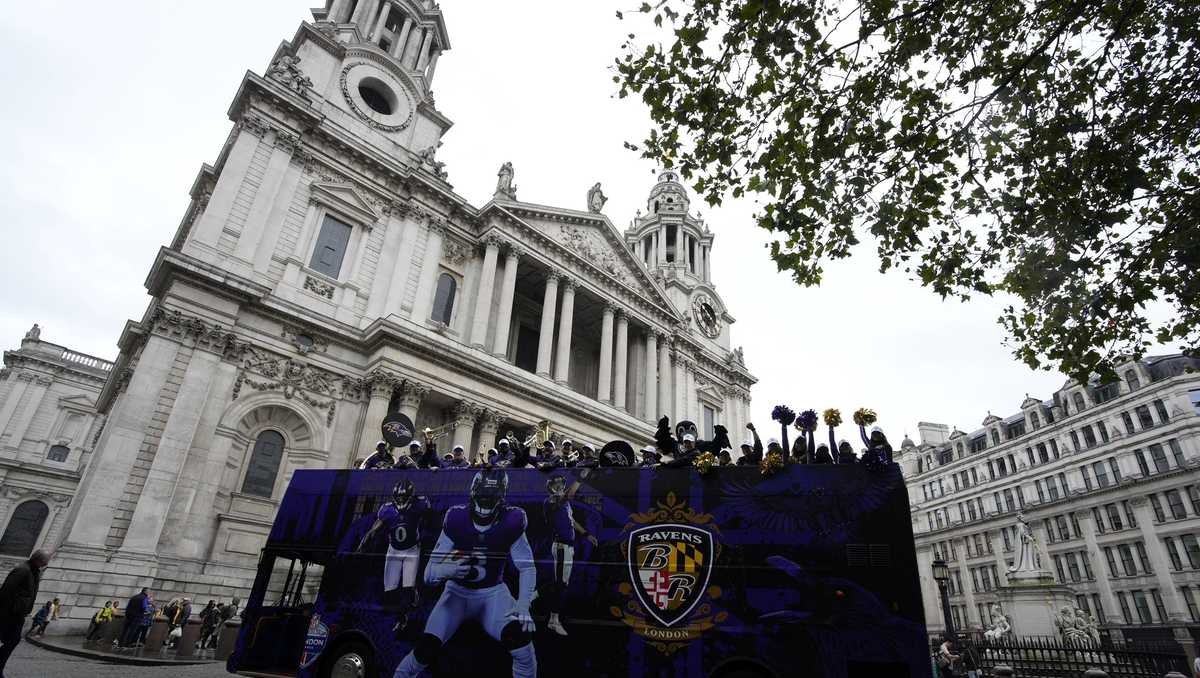 Final Drive: Ravens' Bus Tour Takes Over London 