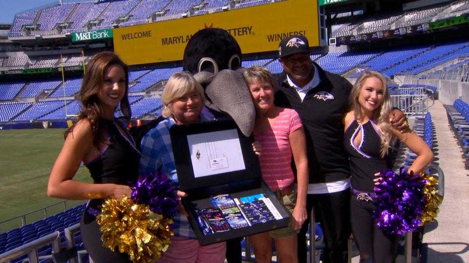 4 lucky Ravens fans get season tickets from Maryland Lottery