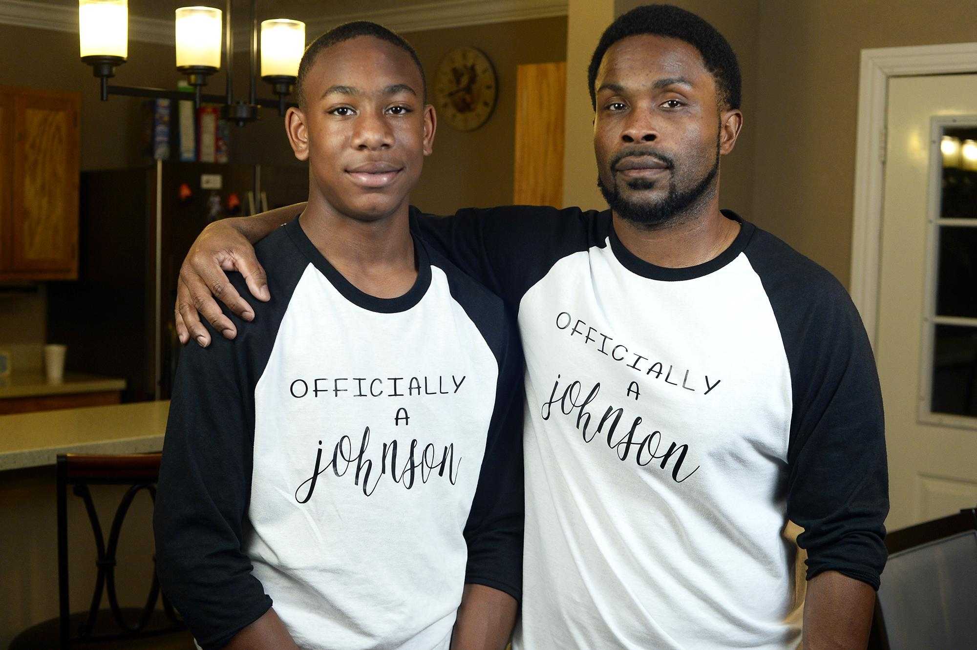 Football coach lands prize recruit, a son on National Adoption Day