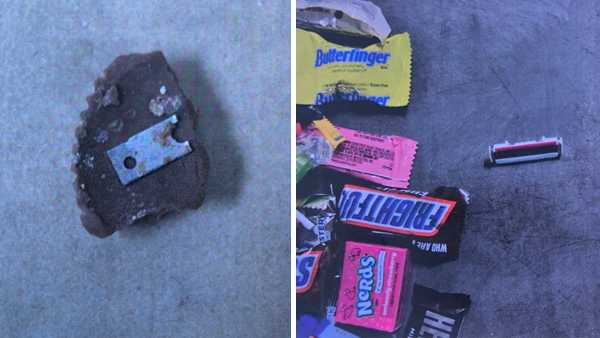 Razor blades found in Halloween candy in Colerain Township, police say