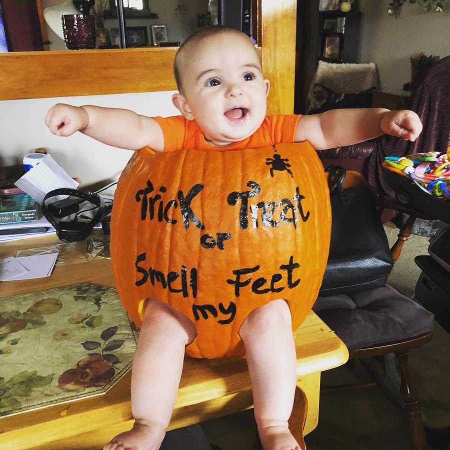 Halloween just got cuter with these little pumpkins