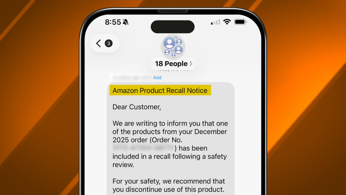 Consumer Reports: Recall notice text message scams